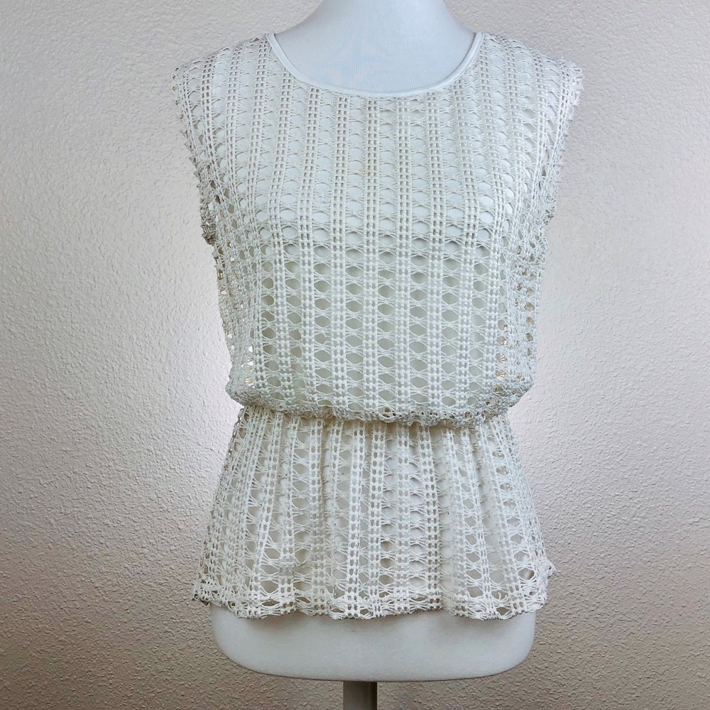 Papaya Lace Tank Top Size M